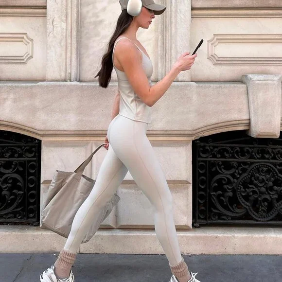 Women's Yoga Tank Top with Built-In Bra, Medium Support, Soft Fabric, Thunder Co - Picture 3 of 6